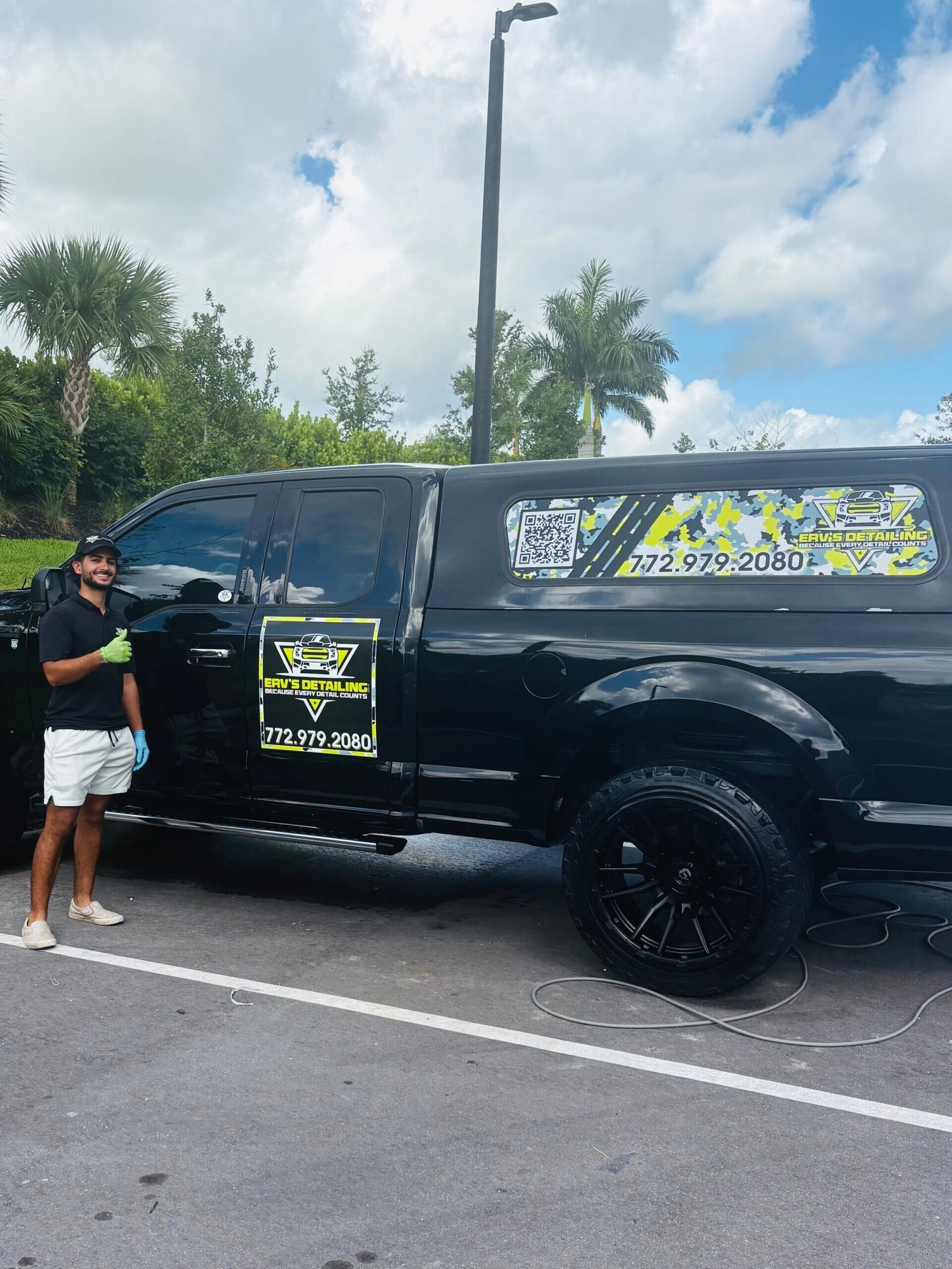Erv's Detailing Mobile Detailing Truck #1 Ford F-150 Custom Black